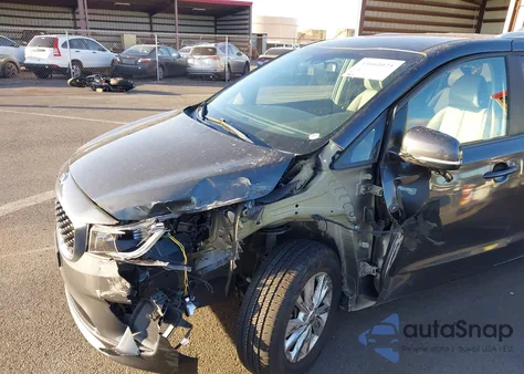 2017 Kia Sedona Lx из США, поврежденный, VIN KNDMB5C14H6290913